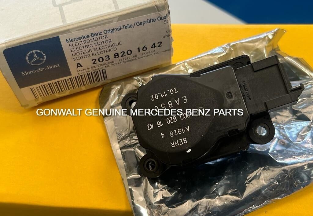 Mercedes Benz Genuine Air Flap Stepper Motor G550 SL550 SLK350 OE  
