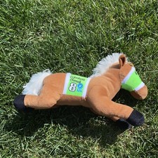 Nanco Race Horse Plush Toy Rehoboth Beach 8 1st Place Blue Ribbon 15 X 8 X 6