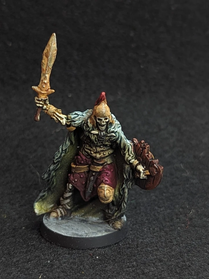 Soldado Esqueleto Pintado Profesional Armadura Pesada Miniatura Dnd Mazmorras Dragones Foto 2 de 4