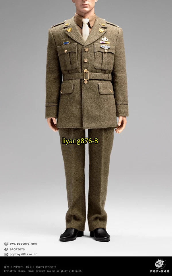 POPTOYS  POP-X-40 1/6 Captain America Uniform Suit for 12"Male Figure Body - image 4 of 4