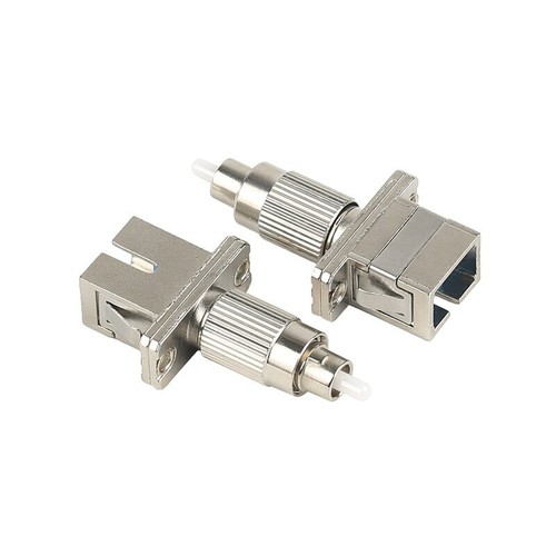 SC Female-FC Male Multimode MM50/125 Fiber Optic Adapter Transfer Flange Coupler - 第 5/6 張圖片