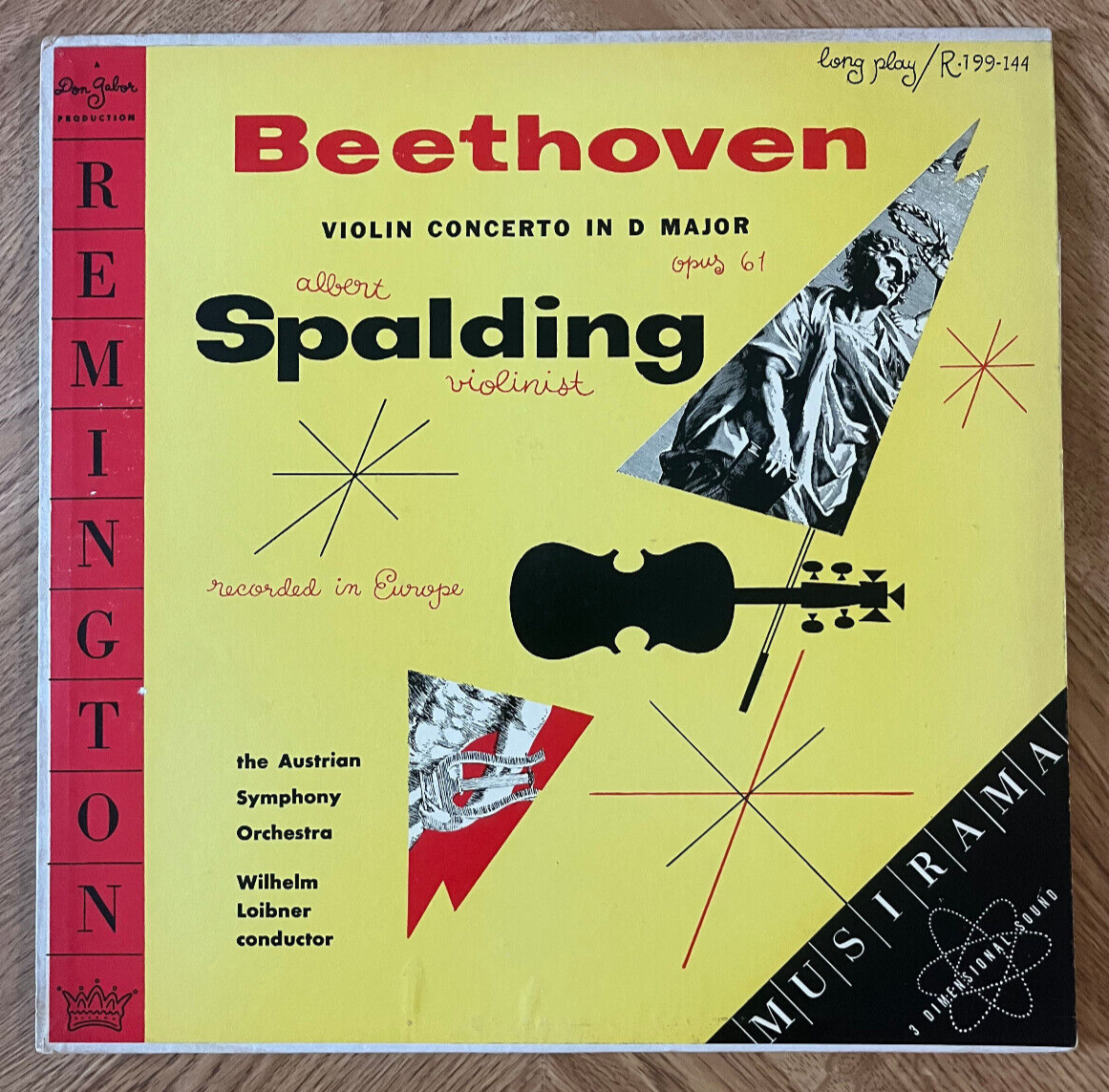 その他 The 1930's Recordings RARE ED1 ALBERT SPALDING 1953 BEETHOVEN REMINGTON R-199-144