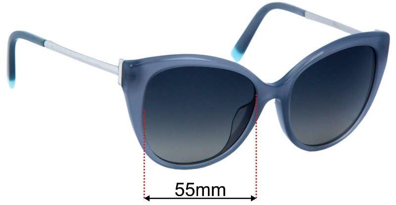 SFx Replacement Sunglass Lenses fits Tiffany Co TF4166F 55mm