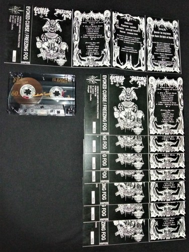 EVOKED CURSE / FREEZING FOG - Split - CASSETTE (2009) - Foto 2 di 3