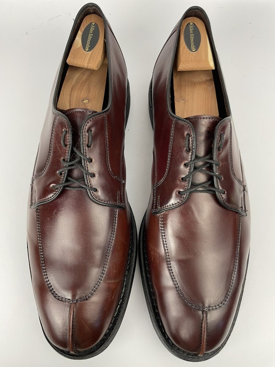 Allen Edmonds Ashton Burgundy Shell Cordovan Split Toe Derby Allen Edmonds Ashton Burgundy Shell Cordovan Split Toe Derby