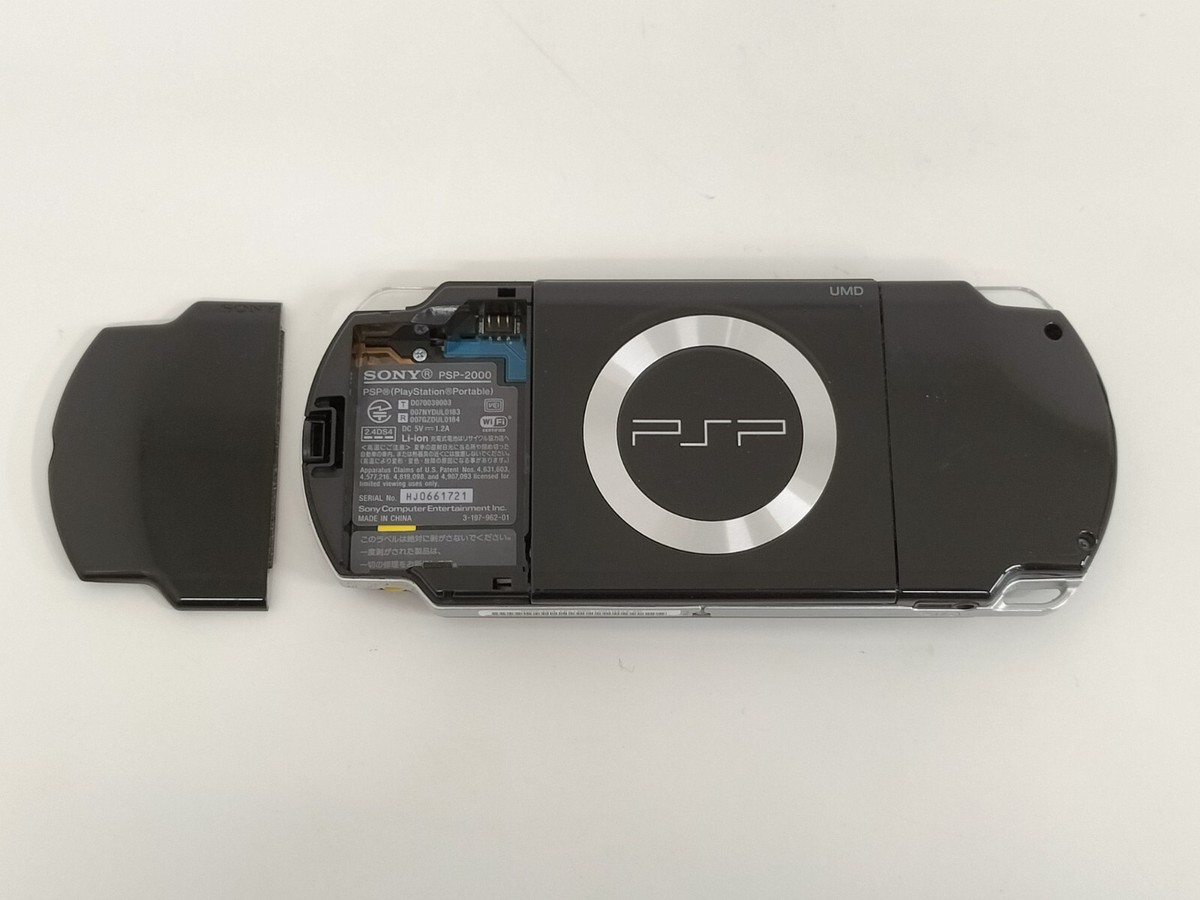 PlayStation - PSP 2000 ブラック Sony Playstation PSP-2001 Handheld Game Console - For parts