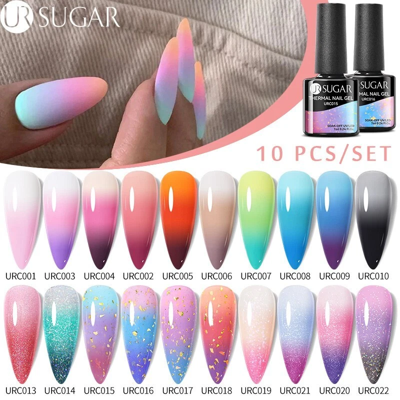 10Pcs Thermal Gel Kit Temperature Color Change Nail Gel Polish Semi Permanent
Opens in a new window 