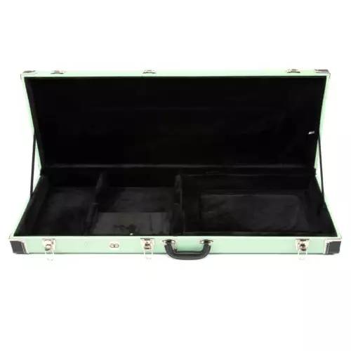 Allen Eden Seafoam Green Hard Shell Guitar Case for Strat / Tele Styles