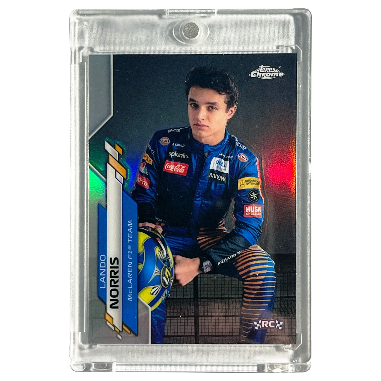 Lando Norris 2020 Topps Chrome F1 Formula 1 SP Variation #7 Rookie Card 