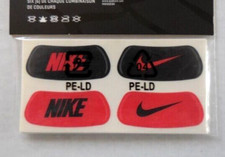 Nike Swoosh Eyeblack Stickers Home Away Osfm Blackred 12 Pairs