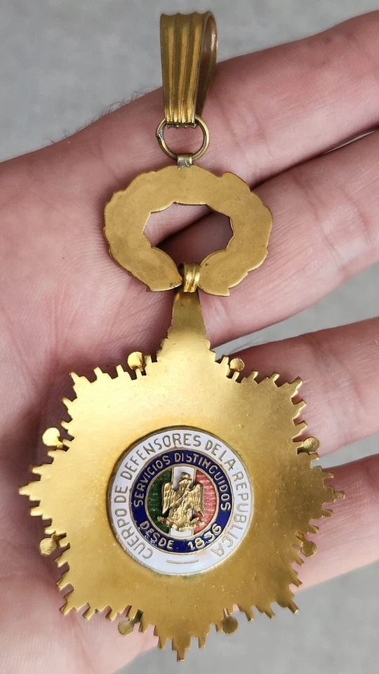 墨西哥秩序卫士共和国十字勋章 Ignacio Comonfort 1920 年代将军 — 第 3/4 张图片