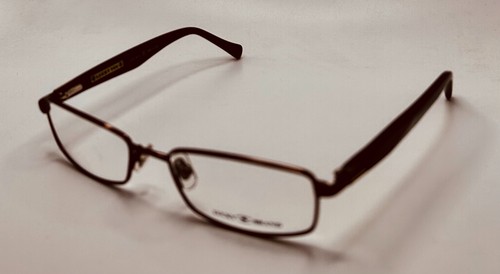 Lucky Womens Ophthalmic Eyeglass Soft Rectangle Jefferson Brown Metal 52mm - Bild 11 von 14