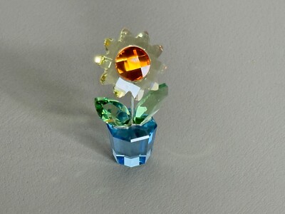 SWAROVSKI スワロフスキー　ヒマワリ　663148 Swarovski Figurine Crystal Moments Sunflower Small 663148