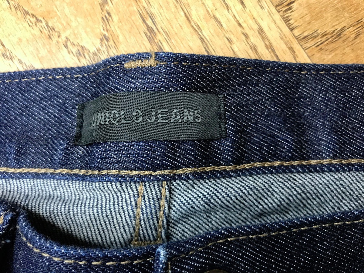 Uniqlo Redline Selvedge Kaihara Jeans 31x28 Dark Blue Slim