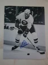 Bob Bourne Signed Autographed New York Islanders 8x10 Photo COA