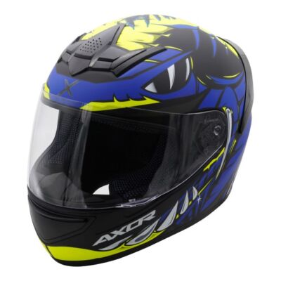 Axor Helm Rage Vollgesicht mattblau Python Road Scooter Urban Pendler
