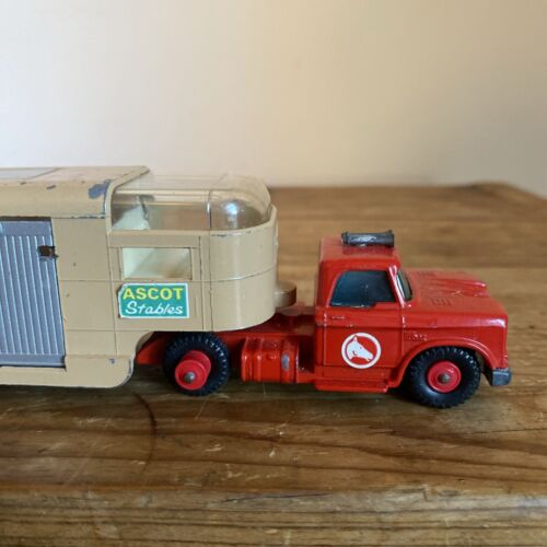 Vintage Matchbox Lesney King Size No. K-18 Dodge Tractor & Articulated Horse Van - Picture 2 of 19