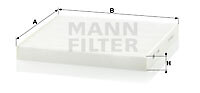 ORIGINAL MANN-FILTER INNENRAUMFILTER FILTER POLLENFILTER FIAT PEUGEOT CU 2544