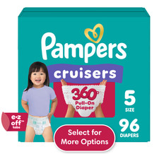 Pampers Cruisers 360 Baby Diapers Size 5, 96 Count