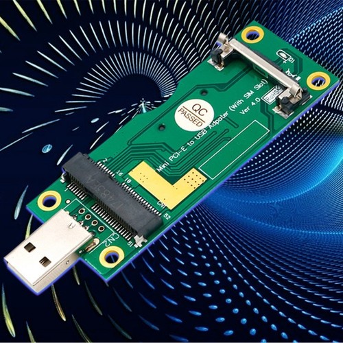 Mini PCIE to USB Adapter with Card Support Fast Speed Data Communication - Afbeelding 5 van 8