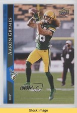2021 Upper Deck CFL Blue Aaron Grymes #26 READ 0a7