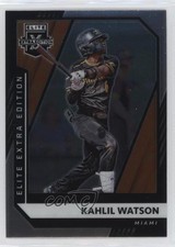 2021 Panini Elite Extra Edition Optic Kahlil Watson #16 0i4k