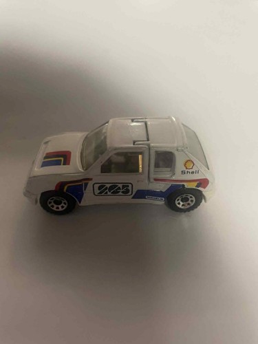 MATCHBOX INT'L LTD 1984 MACAU PEUGEOT 205 TURBO 16 SHELL MADE IN MACAU NRMINT