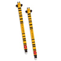 Legami 2X Biene Set Gel Schreiber Stifte LöSchbar Radierbar Schreibfarbe Schwarz