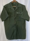 Vintage Vietnam US Navy Seabees Utility Shirt 16 1/2 x 36 Military Uniform