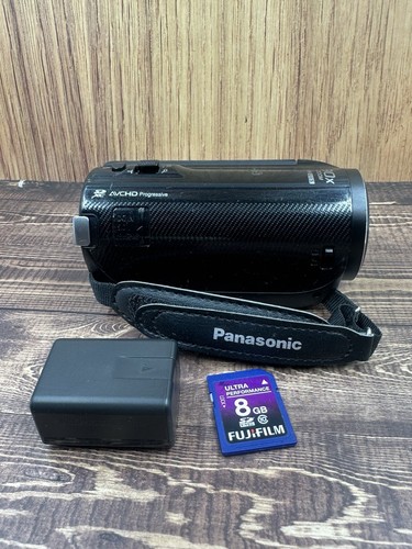 Panasonic HC-V250 Handheld High Def WiFi Camcorder W/8GB Tested-No Charger - Picture 10 of 11