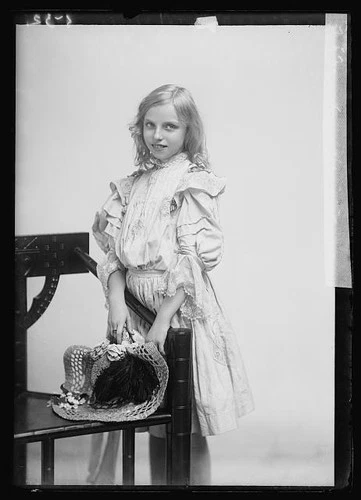 Photo:Burrelli Child Portrait Girl in Dress with Bonnet 1905 1906 video thumbnail