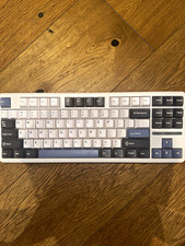 AULA F87 Pro Mechanical RGB Illuminated Keyboard Wireless/Wired USB-C White/Grey