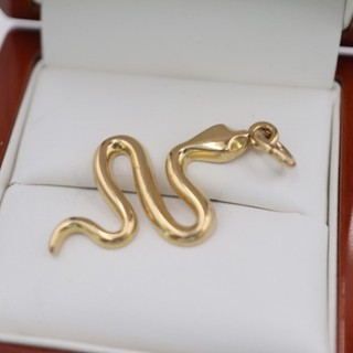 Schöner Schlangen Kettenanhänger 750 Gold 30 mm = 4 6 g