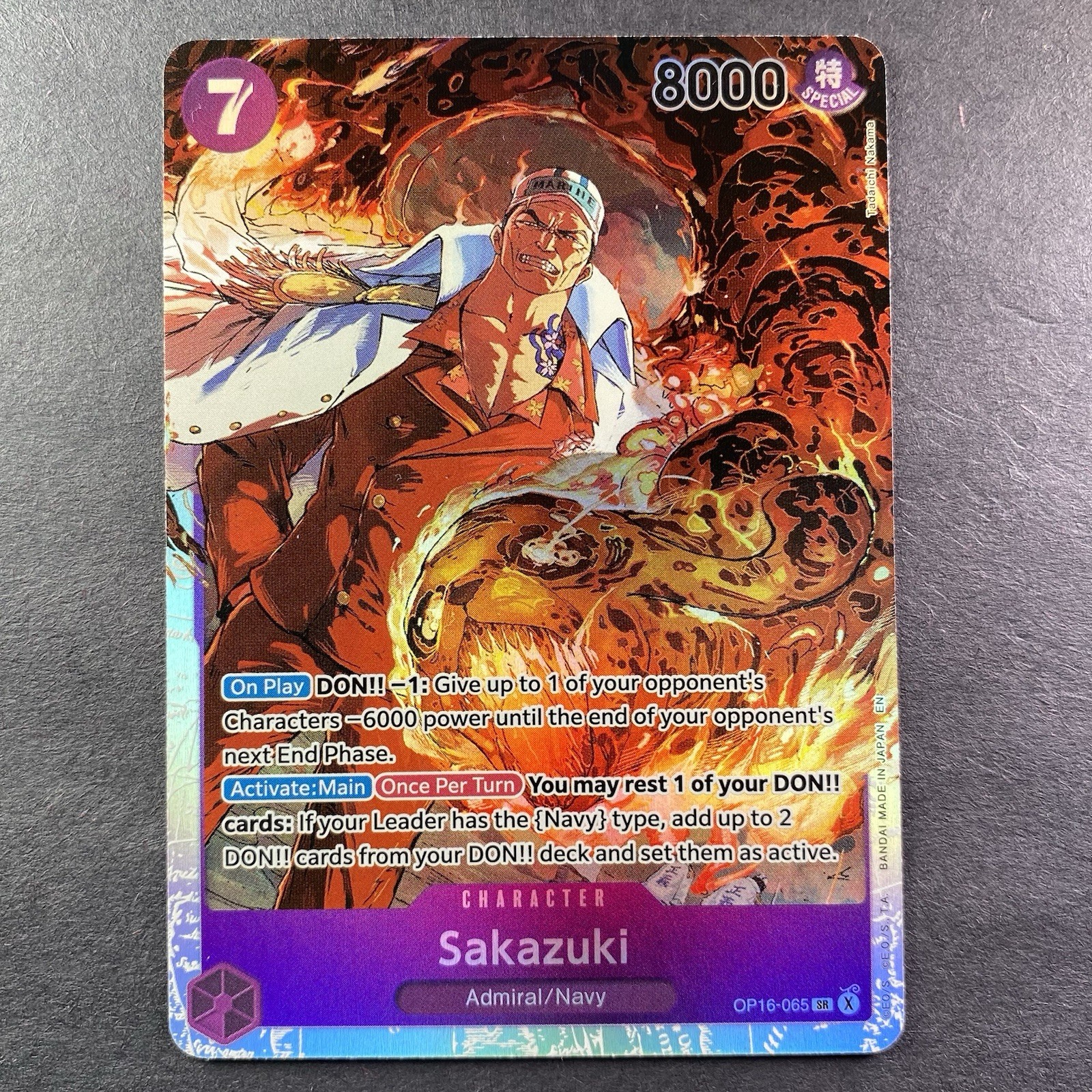 Sakazuki OP16-065 Super Rare