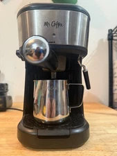 Mr. Coffee 4-Shot Steam Espresso/Cappuccino/ Latte Maker W/ Frothing Pitcher