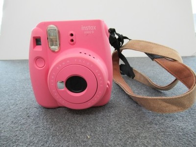 Fujifilm Instax Mini 9 Instant Camera Flamingo Pink - Tested & Works