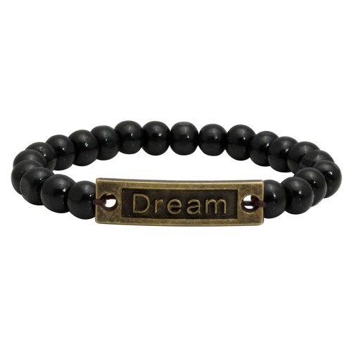 5 Pcs Charm Bracelet for Men Women 8mm Wooden Beads Mala Prayer Stretch Bracelet - Picture 7 of 7