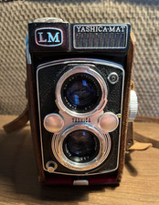 Yashica Mat-LM TLR Film Camera w/ Leather Case