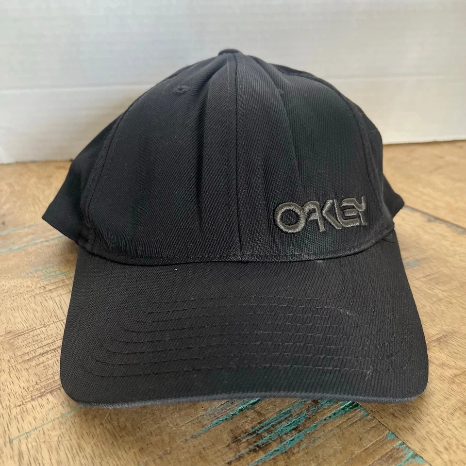 Gorra de béisbol Oakley negra ajustable talla S/M Oakley Hat Foto 4 de 4