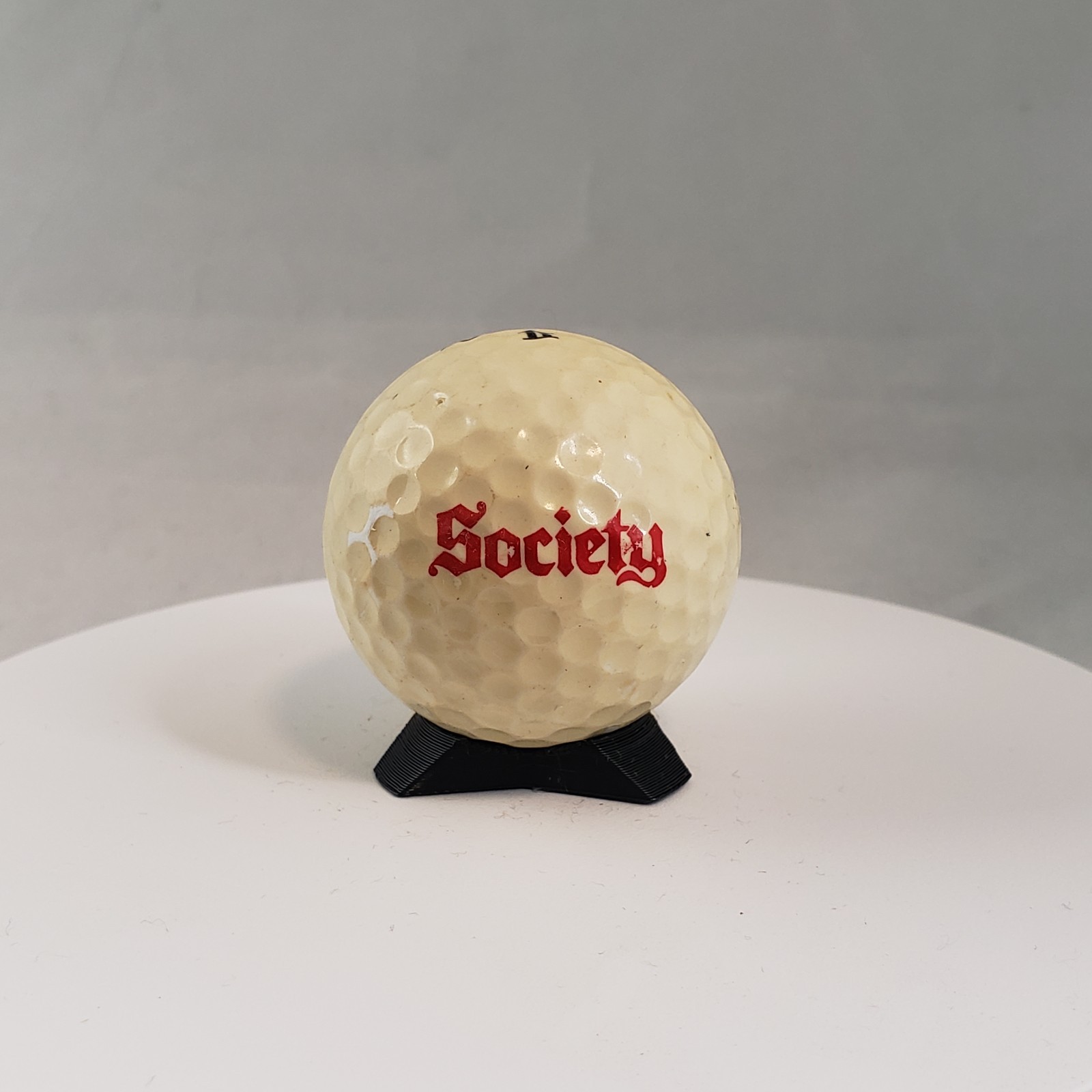 Society Branded Vintage Collectible Logo Golf Ball