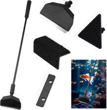 3 in 1 Kit per Pulizia Dell'Acquario, Raschietto per Alghe Detergente per Acquar