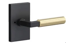 Sure-Loc LV102 FBL+SM SB Levanto Privacy Door Lever Set