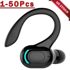 Bluetooth 5.1 Headset Wireless Earbuds Earphones Stereo Headphones Ear Hook Lot