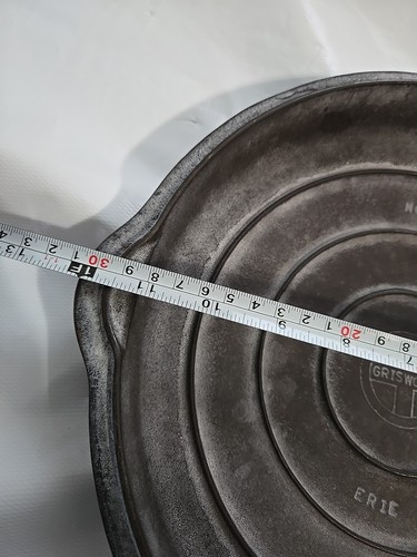 Griswold #9 Couvercle de poêle en fonte 1099 Erie Pa couvercle de poêle de four hollandais - Photo 13/14