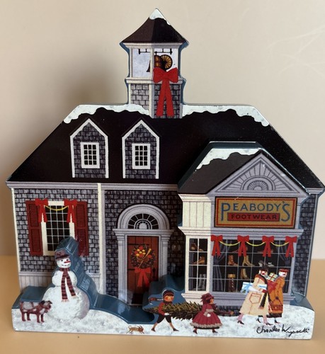 Charles Wysocki's Hometown Christmas Wood House The Village Cobbler #A1736 - Bild 1 von 6