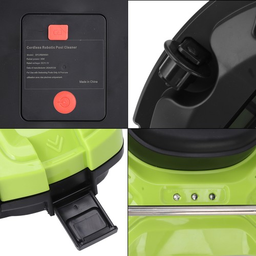 Cordless Robotic Pool Cleaner 360 Degree Powerful Cleaning Automatic Pool Va SPG - Picture 7 of 12
