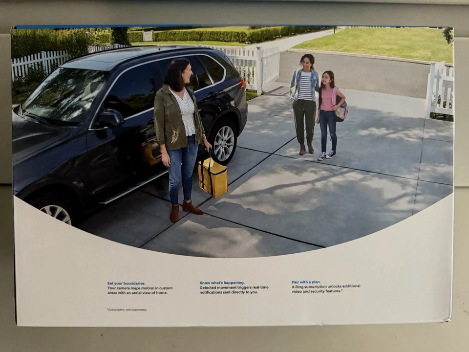 Ring Floodlight Cam Wired Pro - Video 2K, Movimiento 3D - Blanco - Nueva Caja Sellada 📦 Foto 2 de 4