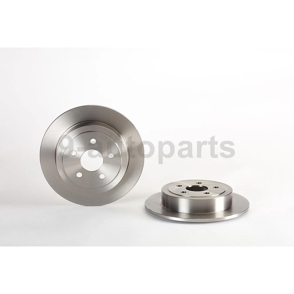 Rotores de freio a disco dianteiro traseiro Brembo OE para 2006-2010 Chrysler PT Cruiser - Imagem 4 de 4