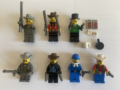 Lego Western Cowboy Sheriff Bandit Cavalry Colonel Deputy Zack Minifiguren 7x