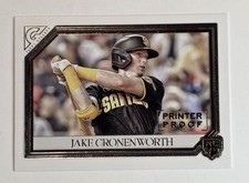 2021 Topps Gallery - Jake Cronenworth #192 Printer Proof (RC)